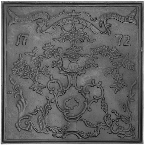 Oakestry Hopewell Cast Iron Fireback