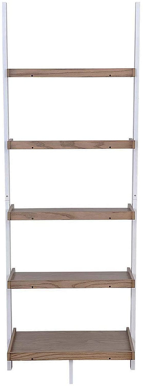 Oakestry American Heritage Bookshelf Ladder, Driftwood/White