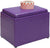 Oakestry Designs4Comfort Accent Storage Ottoman, Purple