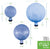 Oakestry G6-BLL-C, Blue Lapis 6-Inch Crackle Gazing Globe Ball, 6