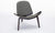 Oakestry Shell Side Chair, Dark Walnut