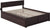 Oakestry Orlando Platform Bed with 2 Urban Bed Drawers, Queen, Espresso