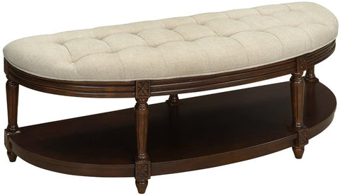 Oakestry 13632 Demilune Accent Bench