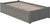 Oakestry Platform Flat Panel Foot Board and Twin Size Urban Trundle Bed, Grey