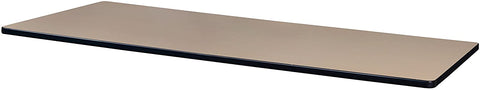 Oakestry Rectangular Standard Table Top, 42 x 24, Beige/Grey
