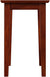 Oakestry AH13104 Shaker Chair Side Table, Walnut, (22&#34; x 14&#34;)