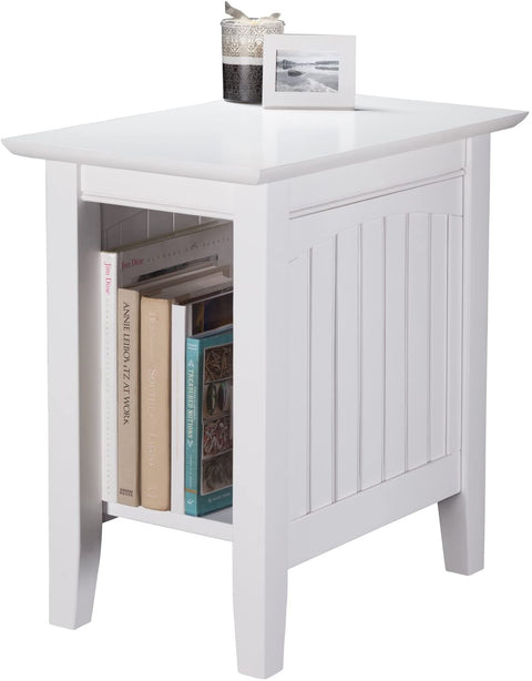 Oakestry Nantucket Chair Side Table, White