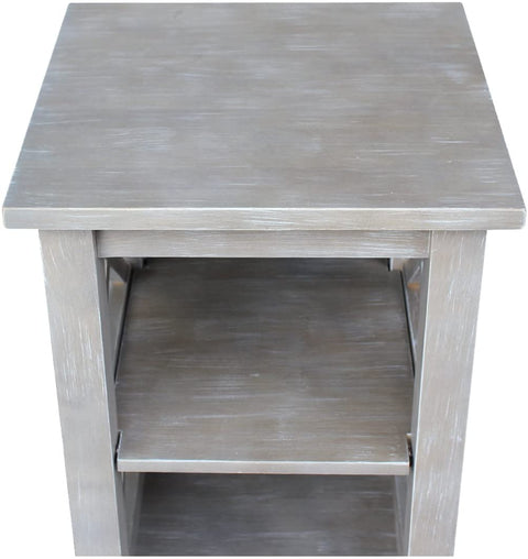 Oakestry Accent Table, Washed Gray Taupe