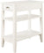 Oakestry American Heritage 1 Drawer Chairside End Table with Shelves, White