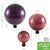 Oakestry G10-PL-C Gazing, Plum 10 inch Glass Garden Globe Ball Sphere, 10