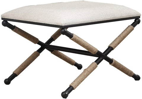 Oakestry Home Ashburn Campaign Accent Stool