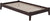 Oakestry Concord Platform Bed with Open Foot Board, Twin, Espresso
