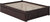 Oakestry Concord Platform Bed with Footboard and Turbo Charger with Twin Extra Long Trundle, Queen, Espresso