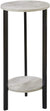 Oakestry Graystone 31&#34; Plant Stand, Faux Birch / White