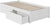 Oakestry Concord Platform 2 Urban Bed Drawers, Twin, White