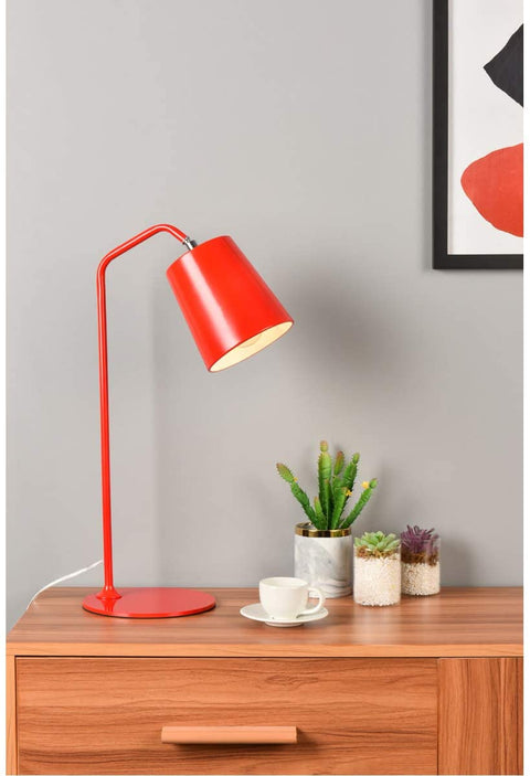 Oakestry Leroy 1 Light red Table lamp