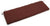Oakestry Solid Outdoor Spun Polyester Bench Cushion, 57&#34; Wide, Cocoa