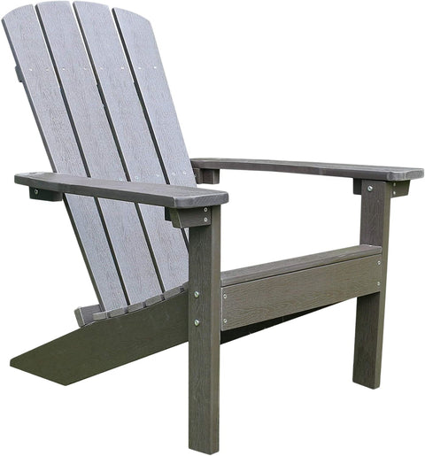 Oakestry Lakeside, Espresso Faux Wood Adirondack Chair