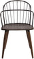 Oakestry Bradley Dining Accent Chair, Walnut