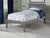 Oakestry Madison Platform Bed with Open Foot Board, Twin, Grey