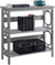 Convenience Concepts Omega 3 Tier Bookcase, Gray