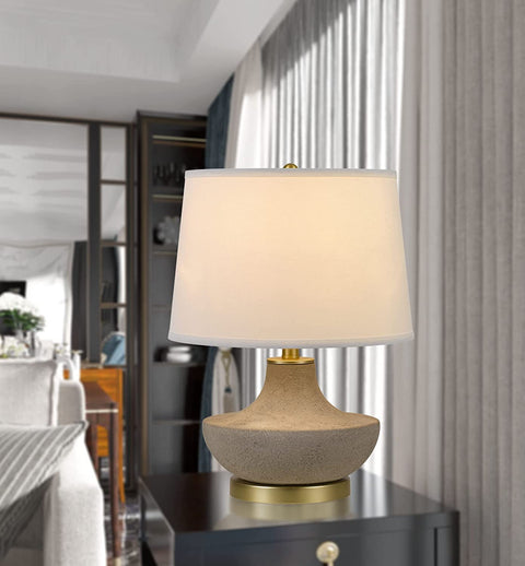 Oakestry BO-2937TB Transitional One Light Table Lamp from Almelo Collection in Gold, Champ, Gld Leaf Finish, 14.00 inches
