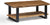 Oakestry Alpine Live Edge Solid Wood 48&#34; Coffee Table, Natural