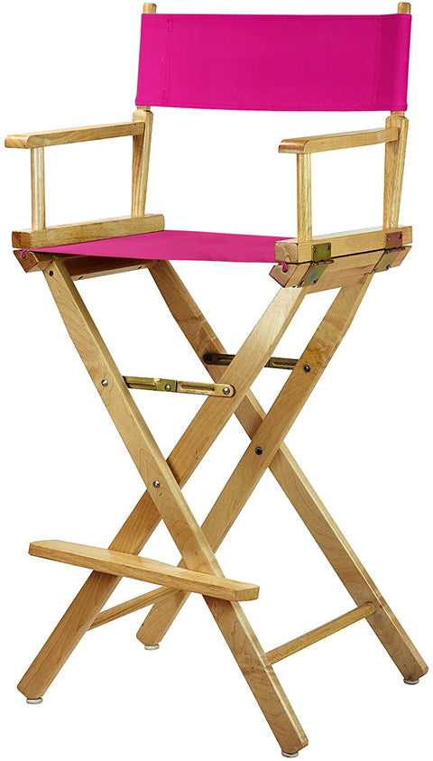 30 Directors Chair Natural Frame-Magenta Canvas