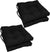 Oakestry Solid Twill Square Tufted Chair Cushions (Set of 4), 16&#34;, Black
