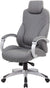Oakestry Chairs Executive Seating Hinged Arm, Gray