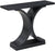 Oakestry Newport Infinity Console Table, Black