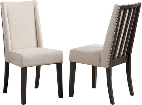 Oakestry Napa Upholstered Side Chair, Beige