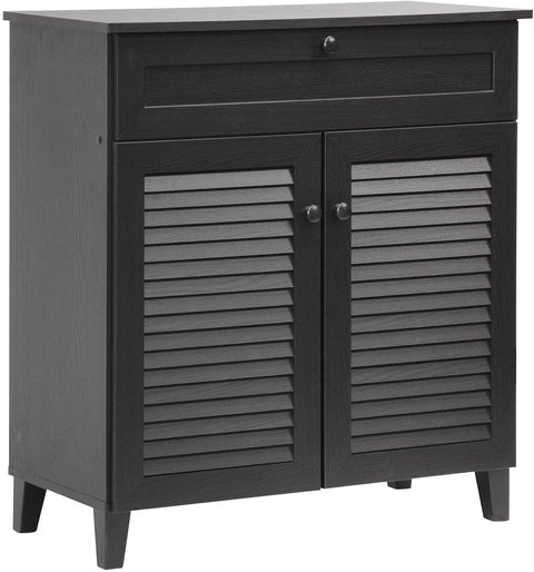 Oakestry Calvin Shoe-Storage Cabinet, Espresso