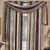 Oakestry Ombre Window Curtain Scarf, 50 in x 144 in, Chocolate