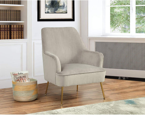 Alpine Furniture Rebecca Chair, 28 x 28 x 35, Grey
