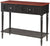 Oakestry French Country Two Drawer Hall Table, Black / Cherry