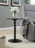 Oakestry Palm Beach Spindle Table, Black