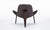 Oakestry Shell Side Chair, Dark Walnut
