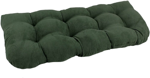 Oakestry U-Shaped Microsuede Tufted Settee/Bench Cushion, 42&#34; x 19&#34;, Sage Green