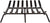 Oakestry Tapered Iron Fireplace Grate, 28-in x 17-in