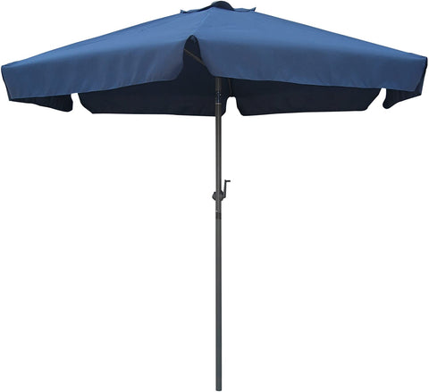 Oakestry 60403/BK-IC Furniture Piece Outdoor 8 Foot Aluminum Umbrella, Black