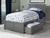 Oakestry Nantucket Platform Bed with 2 Urban Bed Drawers, Twin XL, Grey