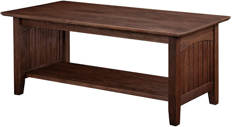 Oakestry Nantucket Coffee Table, Burnt Amber