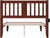 Oakestry Tahoe Island Bed with Turbo Charger, Full, Walnut