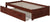 Oakestry Concord Bed with Footboard and Twin Extra Long Trundle, XL, Walnut