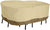 Oakestry Veranda Water-Resistant 108 Inch Rectangular Patio Bar Table &amp; Chair Set Cover
