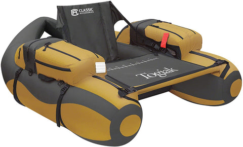 Oakestry Togiak Inflatable Fishing Float Tube With Backpack Straps