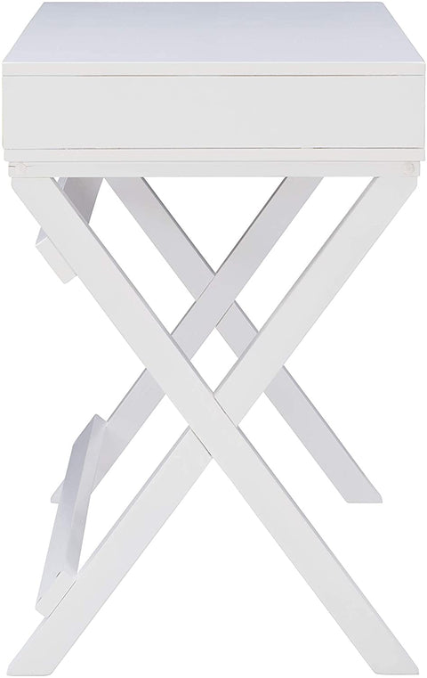 Oakestry Desk, White, 44&#34;W x 20&#34;D x 30&#34;H