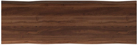 Oakestry Live Edge Wood Bench in Light Walnut (Brown)