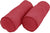 Oakestry Corded Microsuede Bolster Pillows (Set of 2), 20&#34; x 8&#34;, Red, 2 Count